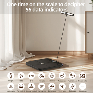 Timbangan kamar mandi Digital cerdas unik <span class=keywords><strong>Monitor</strong></span> lemak tubuh BMI untuk fitur kesehatan Bluetooth OEM/ODM dukungan disesuaikan - Product Image 6