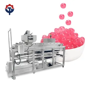 पोपिंग बोबा मशीन बोबा उत्पादन लाइन जेली मोती रस गेंद बनाने की मशीन