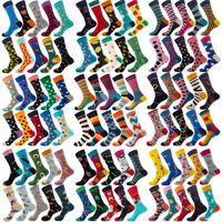 Chaussettes de Noël Créatives d'Usine Personnalisées avec Logo Jacquard, Chaussettes Habillées Colorées Unisexes Rigolotes et Joyeuses en Coton pour Femmes et Hommes