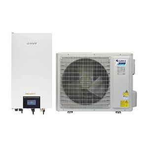 Pompe à chaleur air-eau à fréquence variable homologuée CE pour R32, alimentée par l'énergie solaire et le gaz, classe A d'efficacité énergétique, usage commercial - Product Image 2