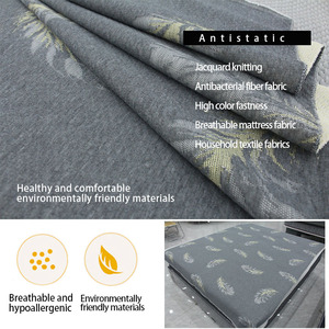 Vải may đệm màu xám mới, gia công tùy chỉnh, chất liệu polyester dệt kim, lớp khí, ga trải giường, vải jacquard, vải lụa - Product Image 3