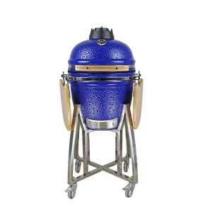 Auplex Parrilla Kamado de Carbón de Acero Inoxidable de 18 Pulgadas, Verde, Moderna, Lujosa y Premium, con <span class=keywords><strong>Asador</strong></span> Ajustable y Carro para Exteriores - Product Image 1