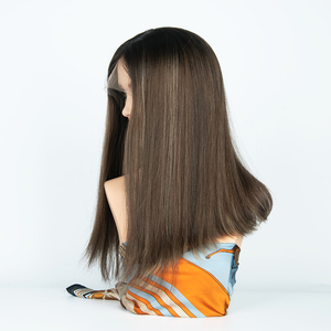 Fábrica # Pelucas Kosher Judías KN-1 Europeas Suizas de Encaje HD con Línea de Cabello Natural, Nudos Decolorados, Peluca de Mujer con Reflejos de Cabello Humano en Stock - Product Image 2