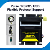 Vente directe usine – Accepteur de billets TP77 universel 12 V CC, compatible multi-devises, pour machines à laver et distributeurs automatiques