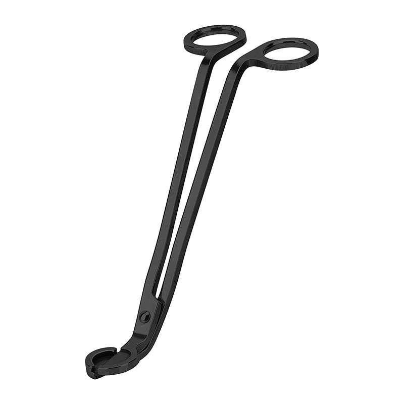 Приспособления для свечей из нержавеющей стали, готовые к отправке, аксессуары для свечей Snuffer Dipper, матовый черный фитиль для свечей, триммер с белой коробкой