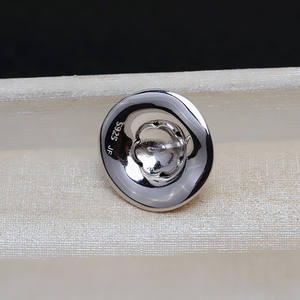 Accesorio de Plata S925 Hecho a Mano, Colgante Barroco Estilo Piao, DIY, Pequeño Diablo con Lazo Incrustado, Base Vacía para Joyería, Componentes y Fornituras -4170 - Product Image 4