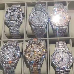 Reloj de Diamantes Moissanite de Lujo al por Mayor para Hombre, Relojes Mecánicos Automáticos Resistentes al Agua - Product Image 1