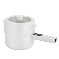 Casserole électrique multifonctionnelle, pot intelligent antiadhésif pour dortoir d'étudiant et maison, marmite électrique et poêle à frire