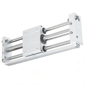 Cilindro Neumático sin Vástago Serie CY1L, Cilindro <span class=keywords><strong>de</strong></span> Aire con Guía Lineal <span class=keywords><strong>de</strong></span> Acoplamiento Magnético para Automatización - Product Image 4