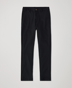 Pantalon décontracté de luxe pour hommes haut de gamme couleur pure drapé jambe droite taille élastique moyenne 100% coton tendance ample - Product Image 4