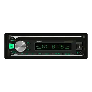 1 single din car radio mp3 remote control ISO connector car stereo radio mp3 with BT FM SD USB AUX