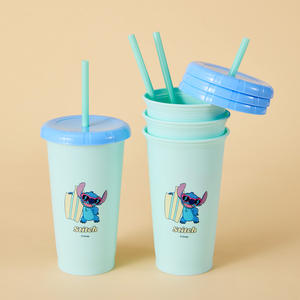 Tazas de Café MINISO al por Mayor de <span class=keywords><strong>Disney</strong></span> <span class=keywords><strong>Stitch</strong></span>, 473 ml, Tazas de Plástico Premium, Lindas Botellas de Agua para Beber - Product Image 3