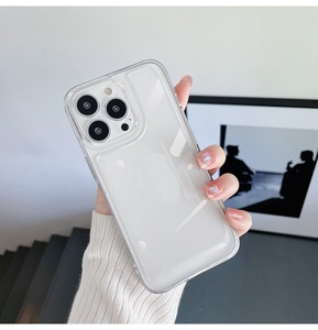 <span class=keywords><strong>Cover</strong></span> Trasparenti per <span class=keywords><strong>iPhone</strong></span> 14 Plus 13 12 Pro <span class=keywords><strong>11</strong></span> in <span class=keywords><strong>Silicone</strong></span> TPU Antiurto Morbide - Product Image 3