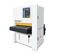 Machine de ponçage et de polissage à tambour à bande large 630 mm en métal, aluminium, fer, acier, résistante à la rouille, avec HMI, PLC, aspiration des poussières, CE