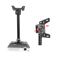 Support de réglage d'angle universel pour plusieurs modèles de projecteurs, fonction de suspension et support de suspension télescopique