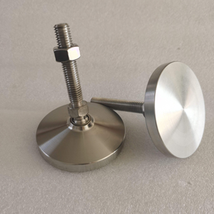 مخصص الكروم/النيكل/الفولاذ المقاوم للصدأ M10/12/آلة التسوية جبل منصات القدم المطاطية التسوية قابل للتعديل التسوية القدمين - Product Image 4