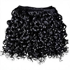 Extensions de cheveux humains blonds blanchis à double trame pour tressage - Product Image 6