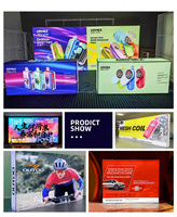 Stand d'exposition en aluminium 300*250cm, portable, réutilisable, de haute qualité, écologique, étanche, rétroéclairé par LED, sans cadre, pour salons professionnels