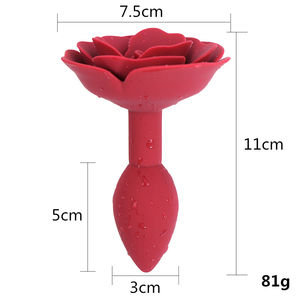 Grote Anale Speelgoed Rose Vorm Butt Plug <span class=keywords><strong>Sexy</strong></span> Anale Staart Man Prostaat Massager <span class=keywords><strong>Sex</strong></span> <span class=keywords><strong>Toys</strong></span> Voor Vrouw Paar <span class=keywords><strong>Gay</strong></span> Dilatator - Product Image 4