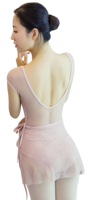 Dttrol D034025 Baili Dance Jupe en tulle rose à lacets personnalisée Vêtements de danse classique en pratique pour femmes