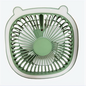 Mini ventilador portátil con luz colorida, recargable por USB, portátil, para niños y niñas, verano - Product Image 2