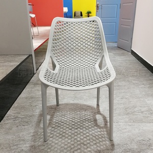 YWJ Yaweijia Silla de comedor nórdica Plástico Silla de plástico moderna Muebles Mesa de comedor al aire libre y juego de sillas - Product Image 4