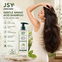 OEM ODM Label Pribadi Sampo Asam Amino Bebas Sulfat pH Seimbang Pembersih Lembut Ekstrak Tumbuhan Perawatan Rambut untuk Semua Jenis Rambut