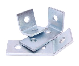 Pièces d'estampage de tôle personnalisées à 90 120 degrés Support en forme de L Support d'angle mural en métal Supports d'étagère pour l'utilisation de meubles - Product Image 6