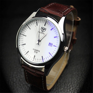 Yazole Z 310 orologio da polso dal Design unico impermeabile <span class=keywords><strong>orologi</strong></span> luminosi orologio da <span class=keywords><strong>uomo</strong></span> di lusso cinturino da polso in pelle orologio al quarzo - Product Image 6
