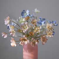 Fleur artificielle en soie Gypsophila Cosmos, branche unique, style peluche, décoration intérieure, photographie de mariage, fleur décorative