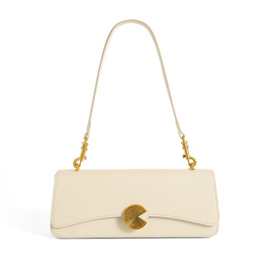 Sac sous le bras en cuir, nouveau style 2025, sac à main haut de gamme pour femme, sac bandoulière de niche, sac à main en cuir véritable, sac à bandoulière pour femme - Product Image 1