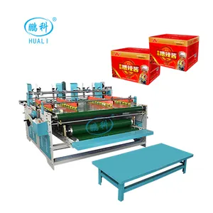 Manual Paper Feeding Semi-Auto Press Boxes Gluing Folder Packing Pasting Making Machines