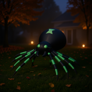 Ragno Gonfiabile 6 Piedi per Decorazioni Esterne di Halloween in PVC per Addobbi Festivi - Product Image 2