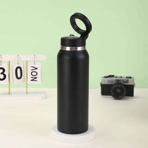 Stainless Steel Vacuum Tumbler Double Wall Insulated Water Bottle With Lid Travel Flask Minimalist Design 24H Thermal Retention - Product Image 4