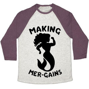 ทำเสื้อยืดเบสบอลเมอร์-เกนส์ ยูนิเซ็กส์ ทริ-เบลนด์ - Product Image 2