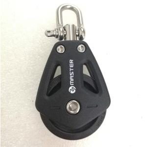 Polea de Rodamiento Giratoria Simple Master BP-3501F para Yates/Barcos de Vela, Diámetro de Rueda de 35 mm, Diámetro de Cable de 8 mm, Herraje Marino - Product Image 2