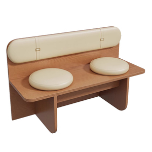 Thương mại cafe Salon tiếp tân Bảng Gỗ bàn ghế sofa băng ghế dự bị cho ăn uống khách sạn bong bóng trà sử dụng sảnh khách sạn lễ tân - Product Image 6