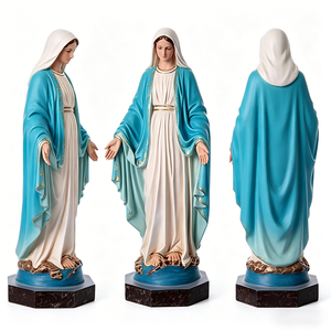 Statue de Notre-Dame de Grâce Vierge <span class=keywords><strong>Marie</strong></span> - Figurine Religieuse en Résine pour Autel Domestique et Décoration Spirituelle - Product Image 6