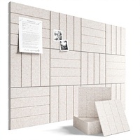 Panneaux acoustiques PET à rainures linéaires, décoration murale moderne et écologique pour hôtels, écoles, chambres, avec solutions de design graphique