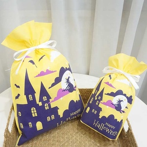 Borsa Non tessuta stampata su ordinazione all'ingrosso della coulisse la decorazione del partito <span class=keywords><strong>di</strong></span> <span class=keywords><strong>Halloween</strong></span> per la caramella per gli scopi promozionali - Product Image 4