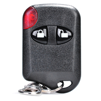 Télécommande de porte de garage à 2 boutons en ABS, code d'apprentissage, 433/315 MHz, émetteur de télécommande