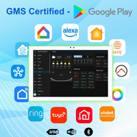 Panel de Control de Sistema de Alarma de Seguridad Inteligente para el Hogar con Android 14 RK3576S de 10.1 Pulgadas, Tablet de Montaje en Pared POE con Puerto de Entrada/Salida RS485