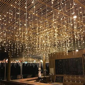Cadena decorativa navideña <span class=keywords><strong>de</strong></span> venta al por mayor, guirnalda <span class=keywords><strong>de</strong></span> luces Led impermeables para cortina <span class=keywords><strong>de</strong></span> <span class=keywords><strong>cascada</strong></span> - Product Image 4