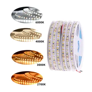 3oz 5V/12V/24Vウォームナチュラルクールホワイト16.4ft 2835 SMD 600LEDs3000lmブライトホワイト2700K3000K 4000K 6000KLEDストリップライト