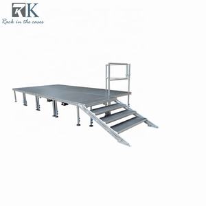 Adjustable Mobile Event 1.6mH Stage 4x4ft Table Design Non-Slip Stage Platform - Product Image 2