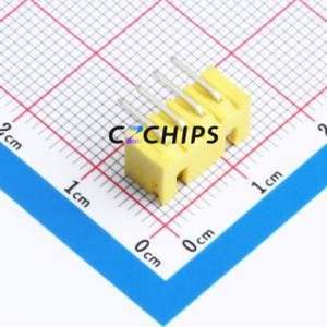 A254F2W1-2H4P12 Wire-to-<b>Board</b> <b>Pin</b> Header Bent Lead Through Hole,P=2.5mm Connector 1x4P 2.5mm Right Angle Insert XH - Product Image 2