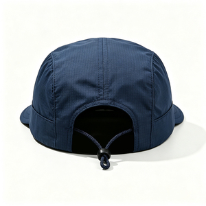 Custom Adults 4 Panel Quick Dry Canvas Camping Cap Adjustable Drawstring Outdoor Travel Sports <b>Hat</b> Lightweight Windproof - Product Image 3