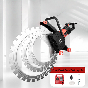 Scie circulaire électrique 110V/220V pour couper les murs, <span class=keywords><strong>machine</strong></span> à découper le béton, <span class=keywords><strong>machine</strong></span> à découper les dalles de sol, <span class=keywords><strong>machine</strong></span> à découper les roches - Product Image 1