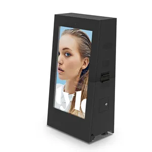 Draagbare 43 Inch Outdoor Vloerstaande Cloud Control Waterdichte Batterij Aangedreven Digital Signage Reclame-speler