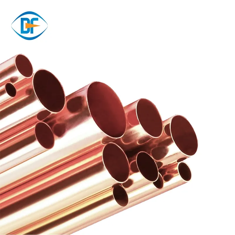 Factory Price Metal Seamless Tube Straight Pipe /copper Pipe Od 1/2" 3/4" Copper Round Tubes